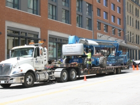 The new Marriott Hotel is soon to open.