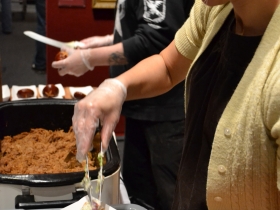 The aroma from these pulled pork sandwiches was the first  impression