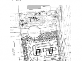 Ground floor plan for proposal by Klein Development for 1027 N. Edison St.