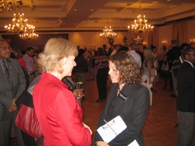 Sen. Tammy Baldwin with Judge Rebecca Dallet.