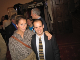 Grace Fuhr and Jonathan Brostoff.