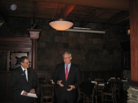 Jon Richards and Sup. Tony Staskunas.