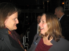 Hannah Dugan (l) Laura Gramling Perez (r)