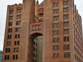 The Wisconsin Telephone Company Building viewed from Hotel Metro.