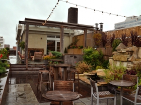 The rooftop at Hotel Metro.