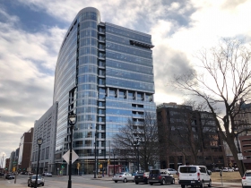 A mixed-use building in Downtown Milwaukee