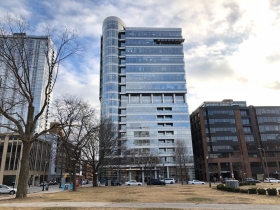 A mixed-use building in Downtown Milwaukee