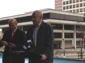Mayor Barrett breaks the bad news.