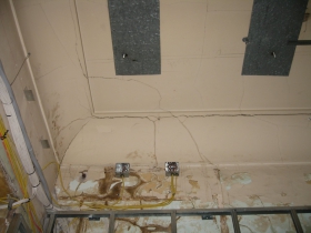Coved ceiling