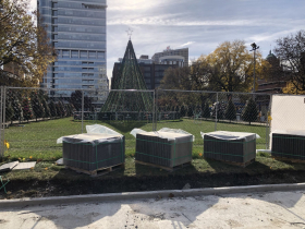 Cathedral Square Park Construction