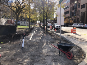 Cathedral Square Park Construction