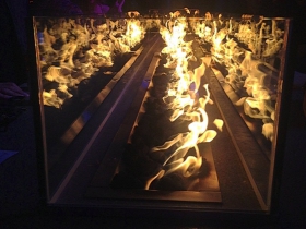 Fire pit at Plum