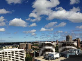 A great view from City Hall.