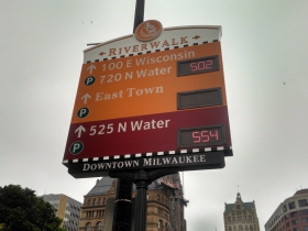 City Advanced Parking Guidance Sign
