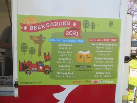 Beer garden schedule