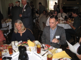 Julia Taylor and Michael Fleming.