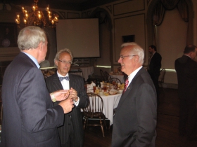 Mayor Tom Barrett and Barry Mandel.