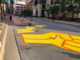 DEFUND THE POLICE Mural