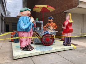 Hot Dog Vendor by Red Grooms