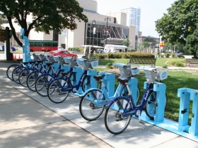 Bublr Bikes at Red Arrow Park