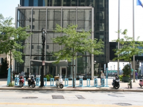 Bublr Bikes at Chase Tower