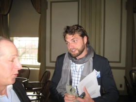Greg Marcus, (l) with Ian Abston.