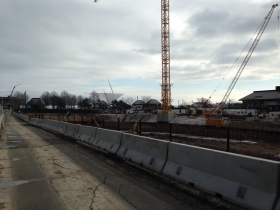 Construction of the Northwestern Mutual Tower and Commons.