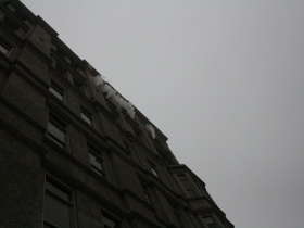 Colby Abbot Building, not on fire.