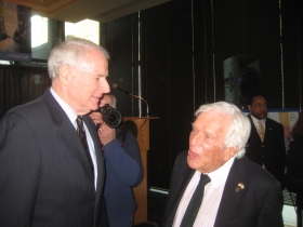 Mayor Tom Barrett and Michael Cudahy.