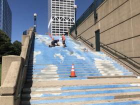 Geoffrey Hendricks' Sky/Stairs #2