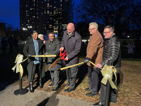 Lightfield by HYBYCOZO at Cathedral Square Park Ribbon Cutting