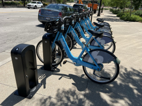 Bublr Bikes 3.0 Dock at Prospect and Mason