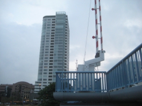 The Moderne is just across the river from the Harp