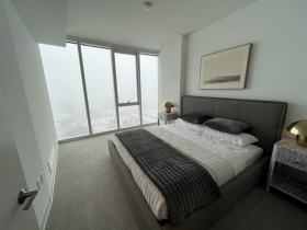 Bedroom in One-Bedroom Unit at The Couture