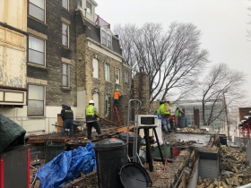 1245-1247 N. Milwaukee St. Deconstruction