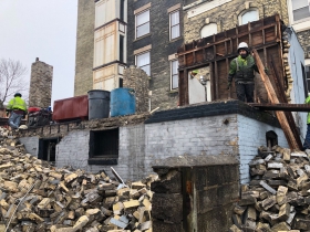 1245-1247 N. Milwaukee St. Deconstruction