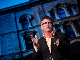Moderator Ted Perry