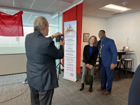 George Koonce Poses for Photos