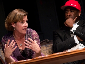 Laura Bray and Kalan Haywood at Envisioning the Seen.