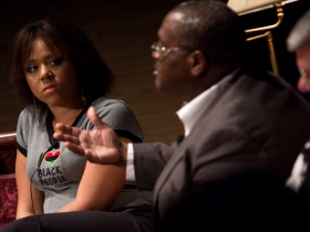 Melissa Goins and Randy Crump