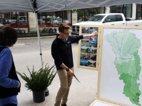 Kahler Slater and Milwaukee Riverkeeper present map of Wisconsin River basin