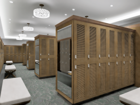Women's Locker Room at The MAC