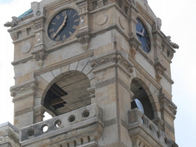 The Clock Tower at the Mackie Building
