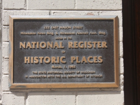 Milwaukee News marker