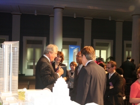 Jon Pickard speaks with Alds. Willie Hines and Michael Murphy