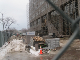 A look through the fence.