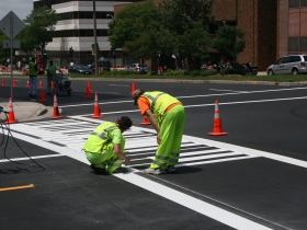 Piano Key intersection at Kilbourn Ave. & Jefferson St.