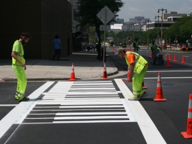 Piano Key intersection at Kilbourn Ave. & Jefferson St.