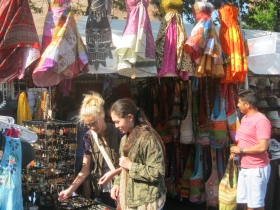 Shopping at Bastille Days.