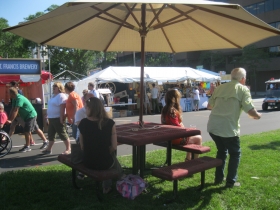 Hanging out at Bastille Days 2013.
